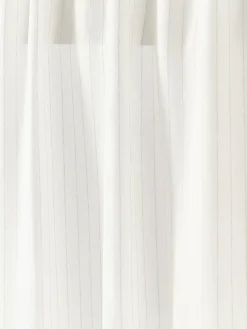 Cortinas semitransparente con cinta de lazo Birch, 2 uds.