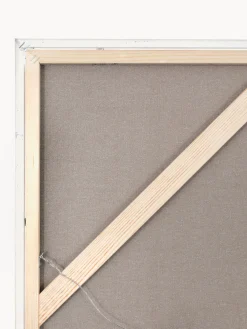 Cuadro en lienzo pintado a mano Scenario, marco de madera