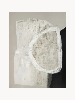 Cuadro en lienzo pintado a mano White Stone