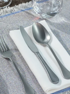 Cubertería de acero inoxidable Bloom, 6 comensales, 24 pzas.