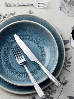 Cubertería de acero inoxidable Cortina, 6 comensales, 30 pzas.