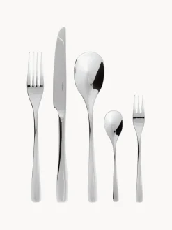 Cubertería de acero inoxidable Sintesi, 6 comensales, 30 pzas.