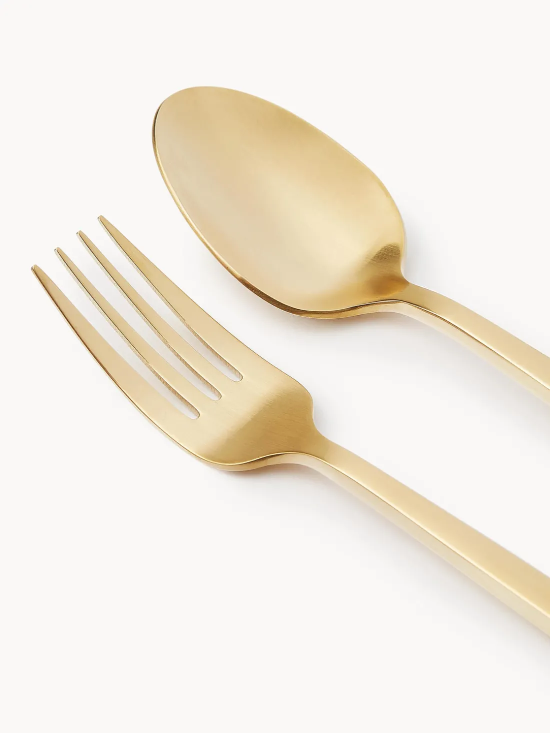 Cubertería mate Shine, tamaños diferentes