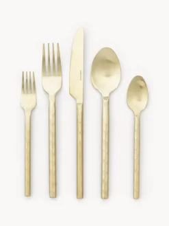 Cubertería pulida con look martillado Miles, 4 comensales (20 pzas.)