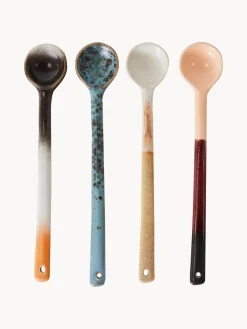 Cucharas artesanales con esmalte reactivo 70s