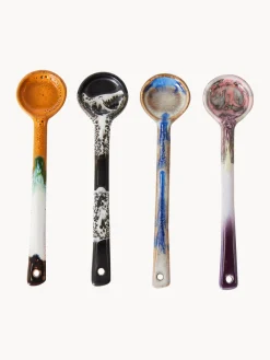 Cucharas artesanales con esmalte reactivo 70s