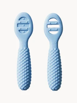 Cucharas infantiles de silicona Kid Pre-Spoons Bubble, 2 uds.