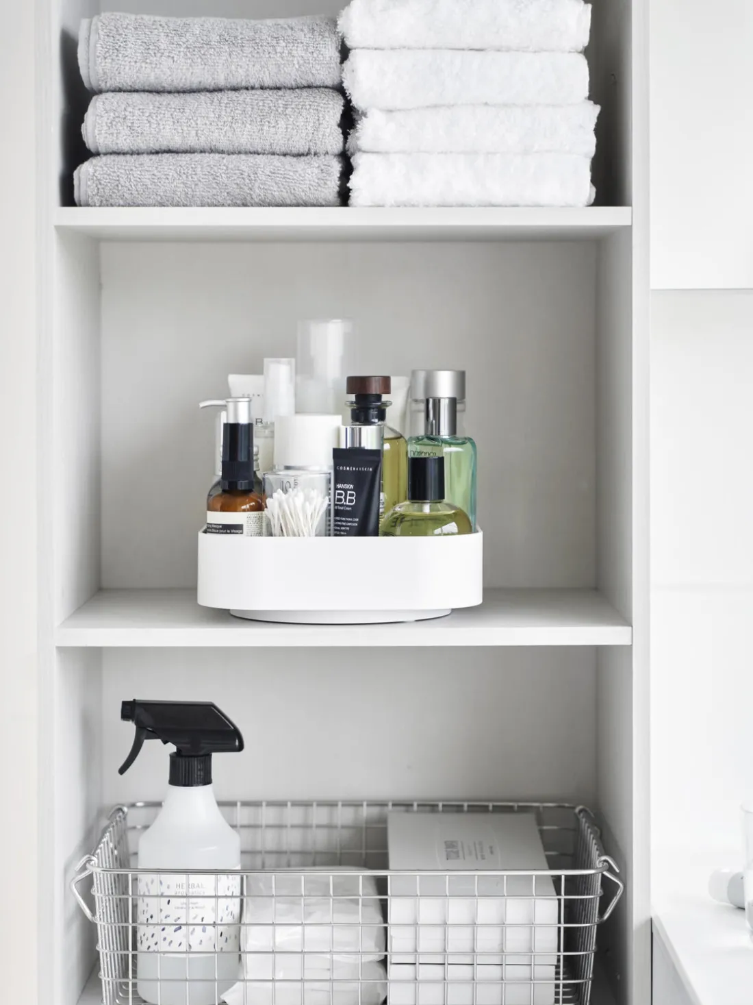 Cuenco de almacenamiento giratorio Tower