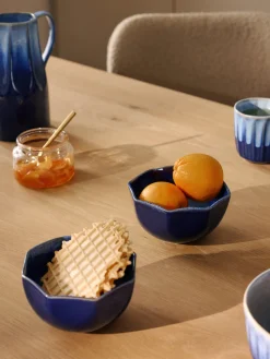 Cuencos artesanales con esmalte reactivo Vinci, 4 uds.