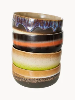 Cuencos artesanales de gres 70's, 4 uds.