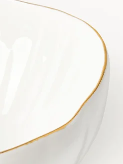 Cuencos de porcelana con relieves Sali, 2 uds.