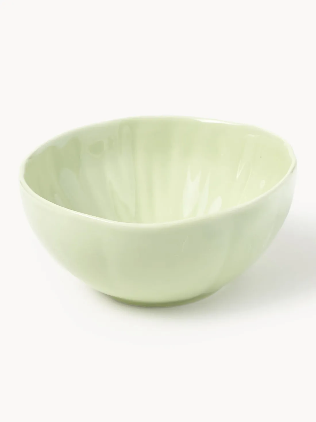 Cuencos de porcelana con relieves Sali, 4 uds.