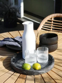 Cuencos mate con relieve Neri, 2 uds.