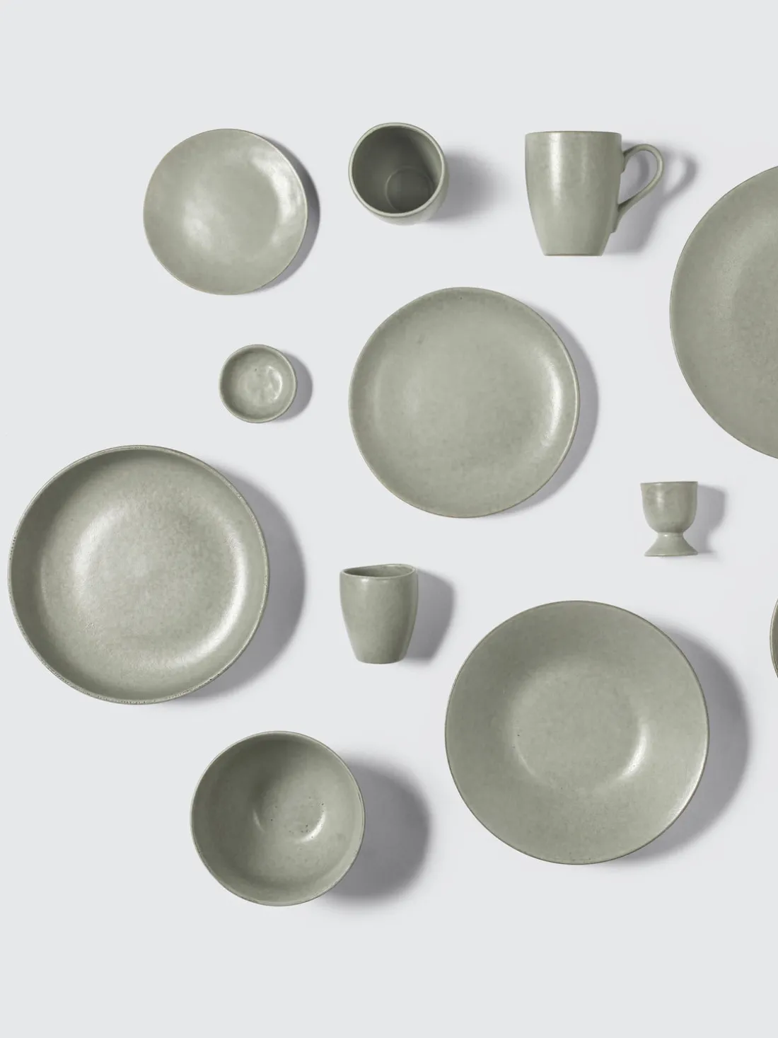 Cuencos para servir artesanales Nordic Marsh, Ø 22 cm, 4 uds.