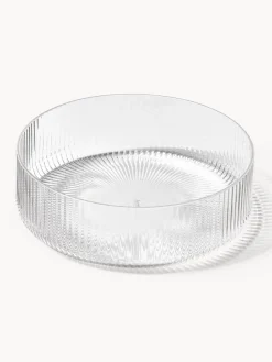 Cuencos soplados con relieves Ripple, 4 uds.