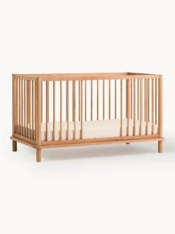 Cuna cama infantil extensible de madera de roble Latitude, 70 x 140 cm