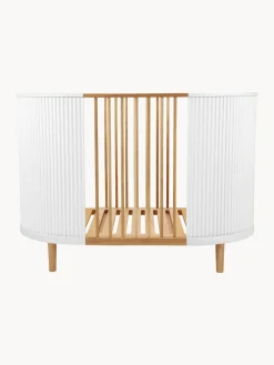 Cuna regulable en altura artesanal Kai, 70 x 120 cm