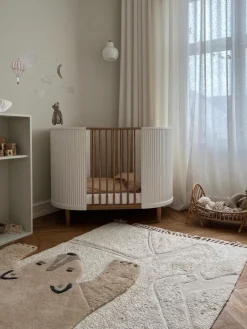 Cuna regulable en altura artesanal Kai, 70 x 120 cm