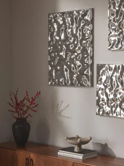 Decoración de pared martillada Splash