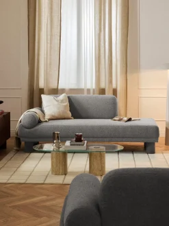 Diván en tejido bouclé Lilo