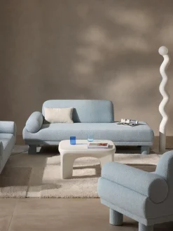 Diván en tejido bouclé Lilo