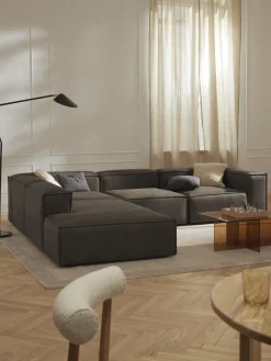 Diván modular de cuero reciclado Lennon