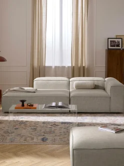 Diván modular de mezcla de lino Lennon