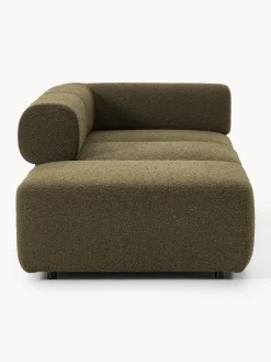 Diván modular en tejido bouclé Anton