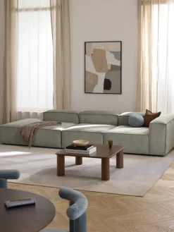 Diván modular grande de pana Lennon