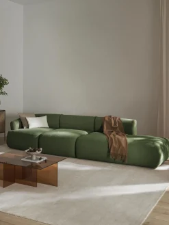 Diván modular grande en tejido bouclé Sofia