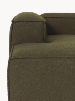 Diván rinconero modular en tejido bouclé Lennon