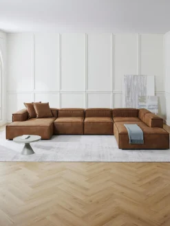 Diván sofá de cuero reciclado Lennon