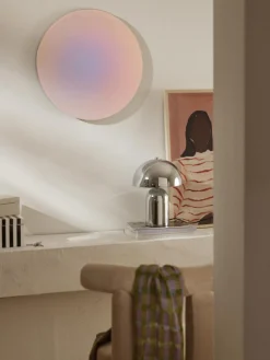 Espejo de pared de diseño iridiscente Ruby