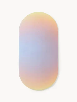 Espejo de pared de diseño iridiscente Ruby