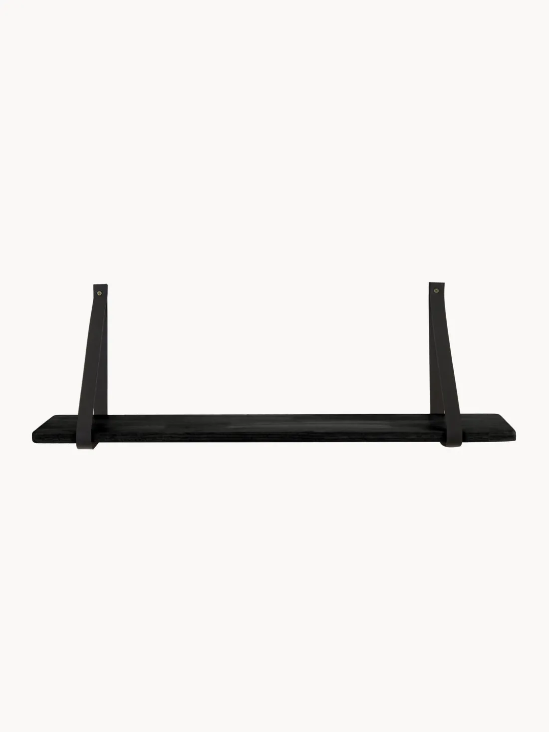 Estante de pared con correas de cuero Forno