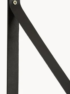 Estante de pared con correas de cuero Forno