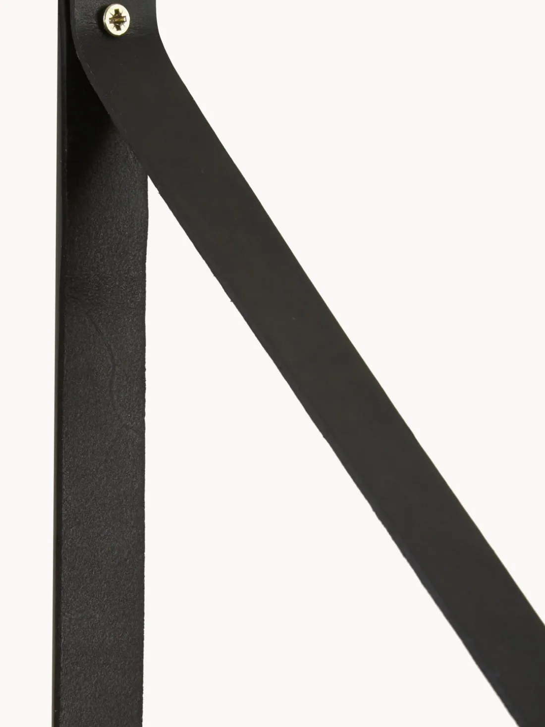 Estante de pared con correas de cuero Forno