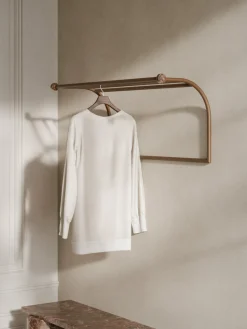 Estante de pared con gancho de mármol Disa