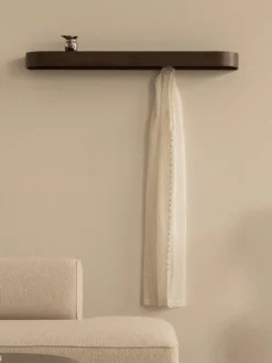 Estante de pared de madera Epoch, 118 cm