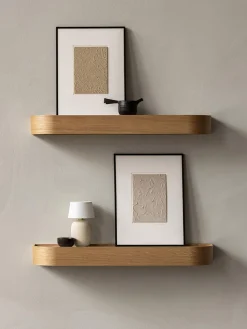 Estante de pared de madera Epoch, 79 cm