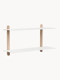 Estante de pared de madera de roble Nivo