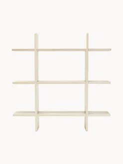 Estante de pared de madera de haya Saga