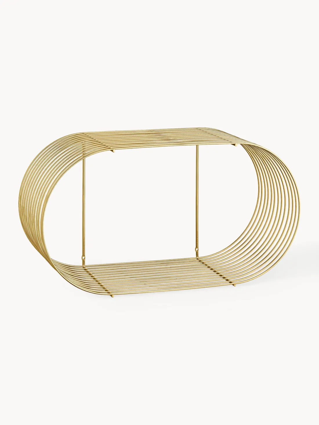 Estante de pared de metal Curva, 61 cm