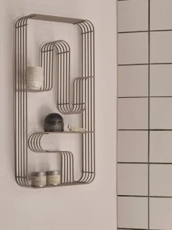 Estante de pared de metal Curva