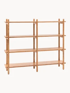 Estantería de madera de acacia Cannes