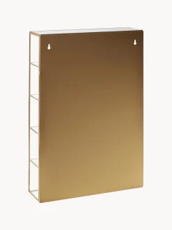 Estantería de pared de metal y vidrio Ada