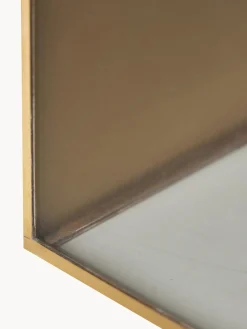 Estantería de pared de metal y vidrio Ada