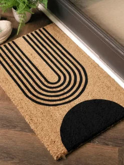 Felpudo Abstract Half Moon