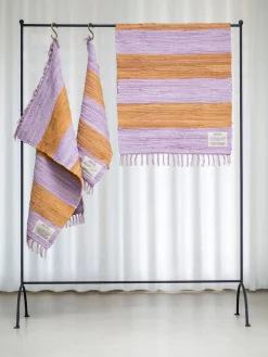 Felpudo artesanal de algodón Chindi