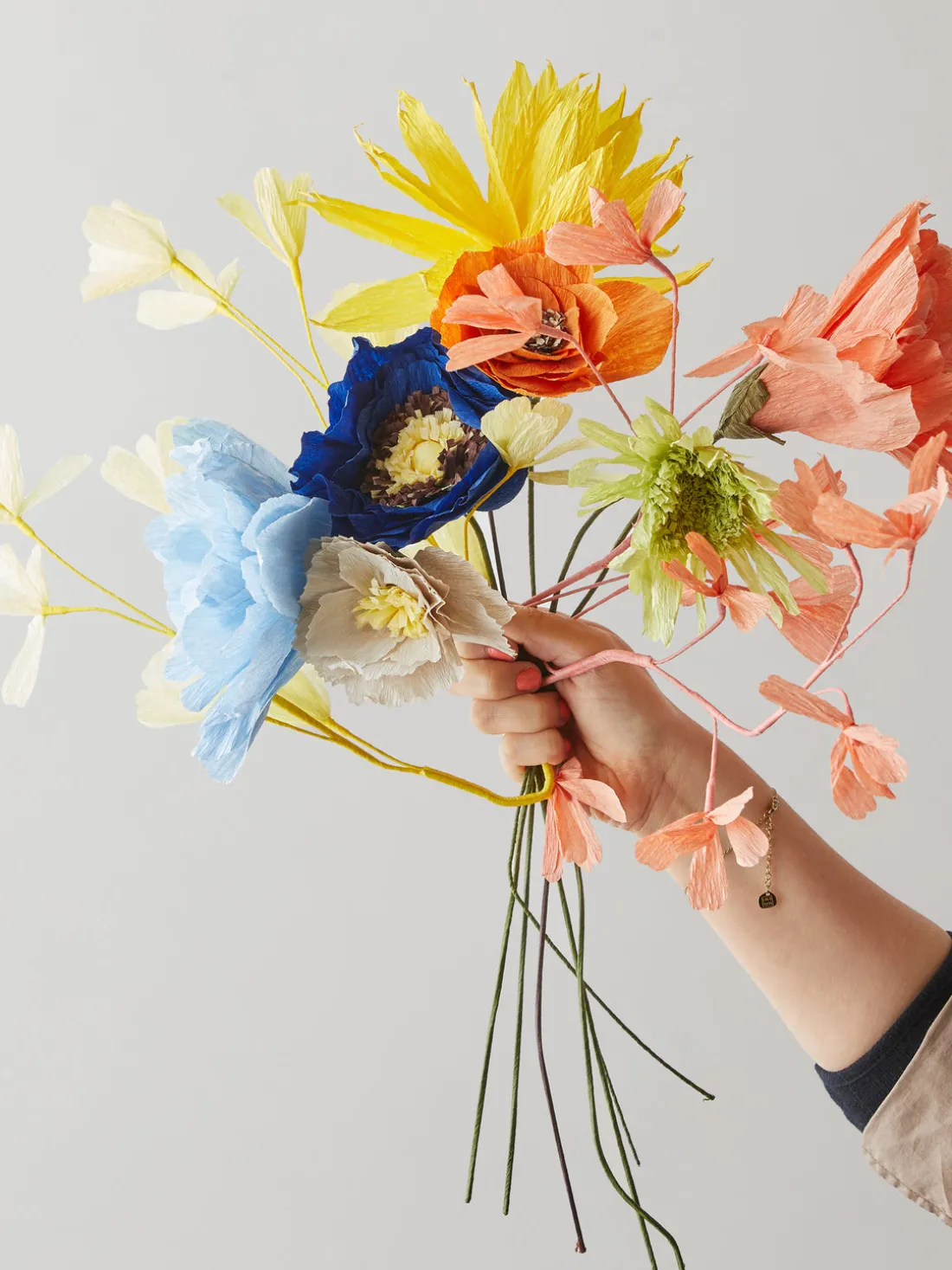 Flor artificial artesanal Shooting Star